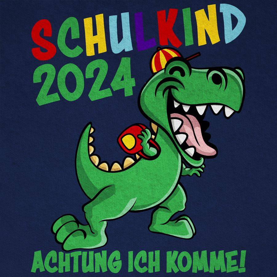 Shirtracer Schulkind 2024 Achtung Ich Komme! - Bunt Shirts & Mehr Shirtracer