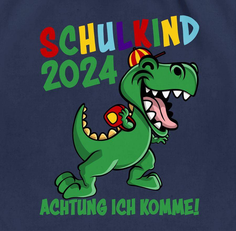 Shirtracer Schulkind 2024 Achtung Ich Komme! - Bunt Shirts & Mehr Shirtracer