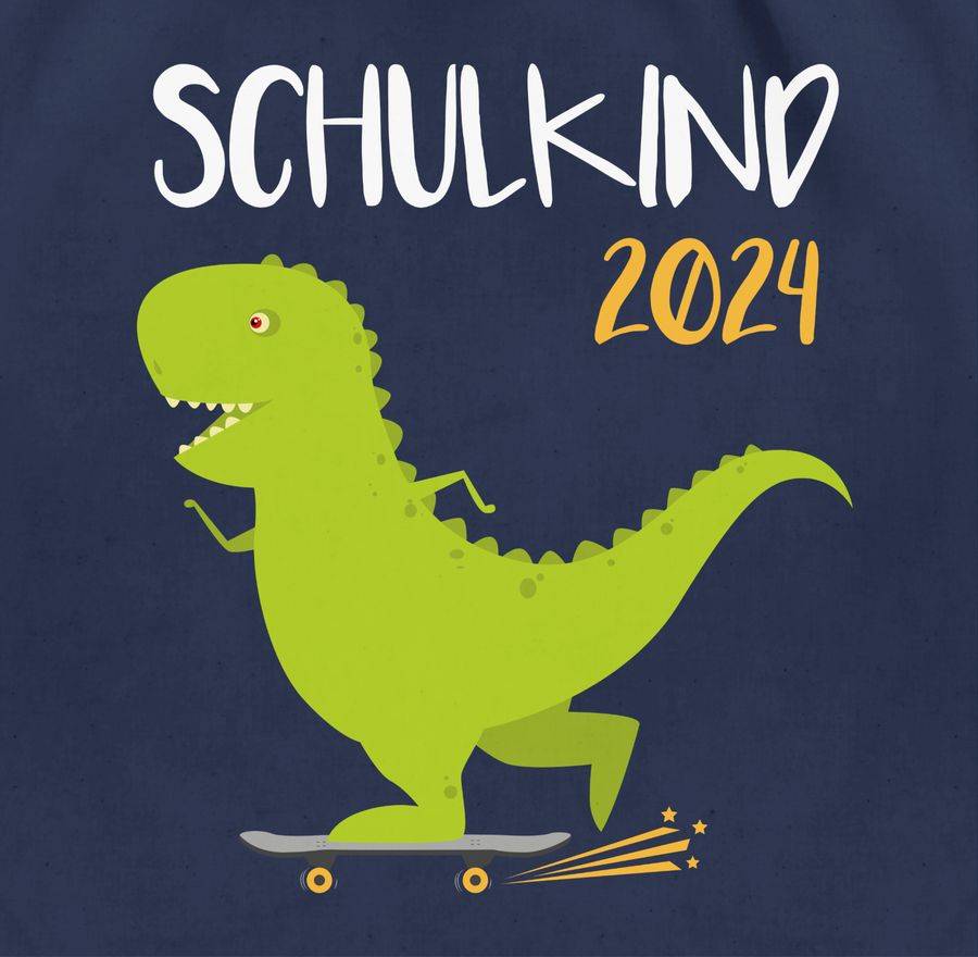Shirtracer Schulkind 2024 - Dino Mit Skateboard Shirts & Mehr Shirtracer
