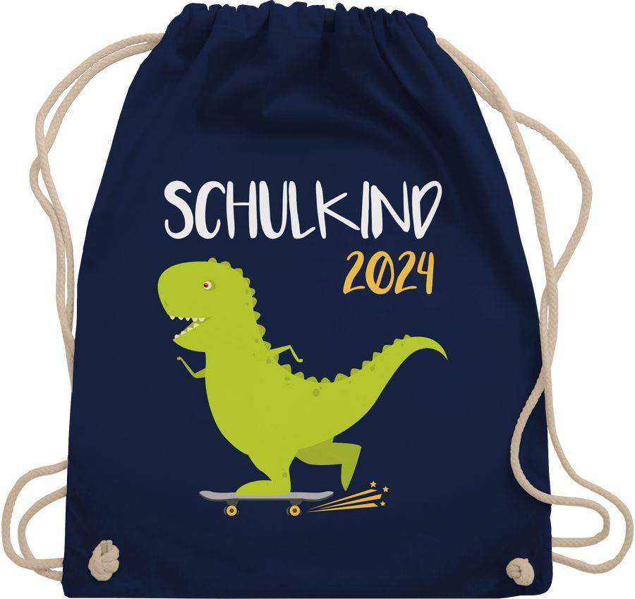 Shirtracer Schulkind 2024 - Dino mit Skateboard Shirts & Mehr Shirtracer