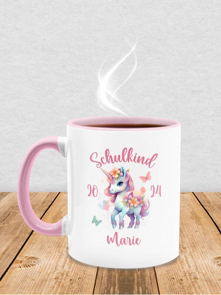 Shirtracer Schulkind 2024 Einhorn Unicorn Shirts & Mehr Shirtracer