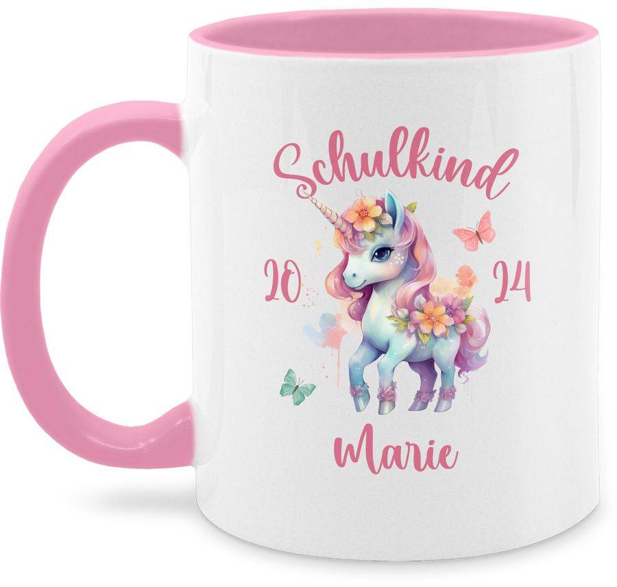 Shirtracer Schulkind 2024 Einhorn Unicorn Shirts & Mehr Shirtracer