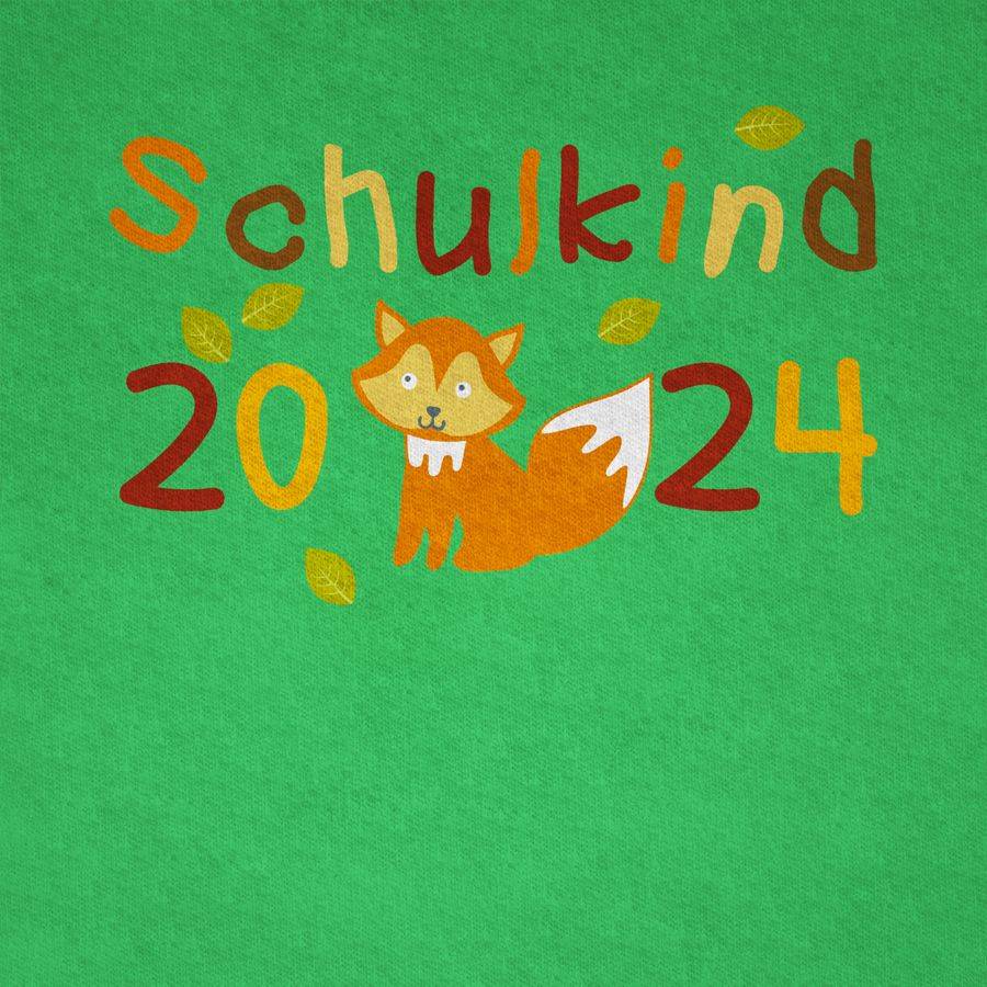Shirtracer Schulkind 2024 Fuchs: Tshirt Gym Bag Shirtracer