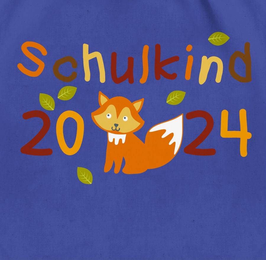 Shirtracer Schulkind 2024 Fuchs: Tshirt Gym Bag Shirtracer