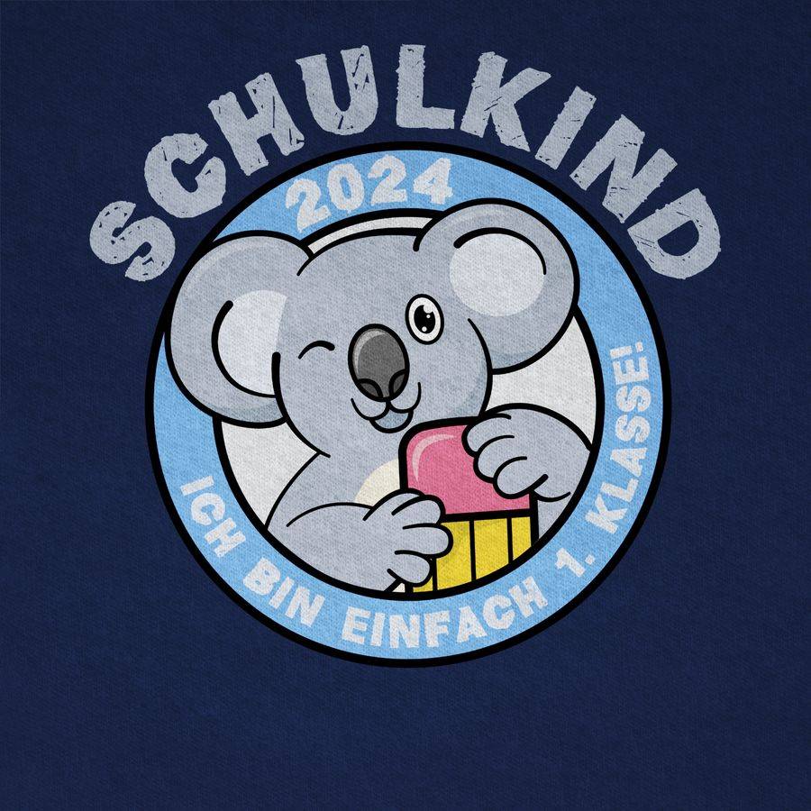 Shirtracer Schulkind 2024 Ich Bin Einfach 1. Klasse Koala Shirts & Mehr Shirtracer