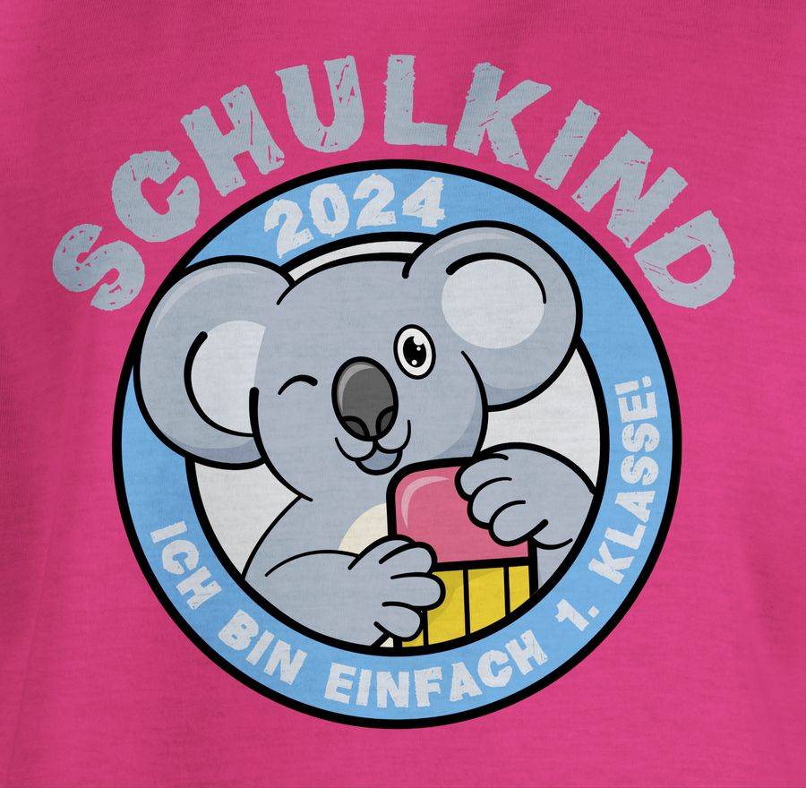 Shirtracer Schulkind 2024 Ich Bin Einfach 1. Klasse Koala Shirts & Mehr Shirtracer