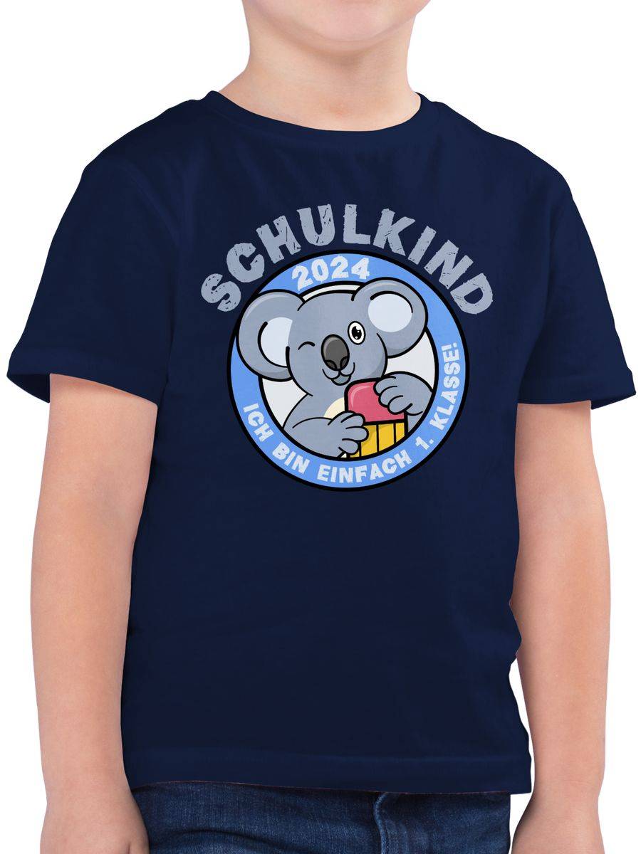 Shirtracer Schulkind 2024 Ich bin einfach 1. Klasse Koala Shirts & Mehr Shirtracer