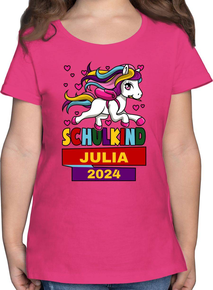 Shirtracer Schulkind 2024 Mit Einhorn Shirts & Mehr Shirtracer