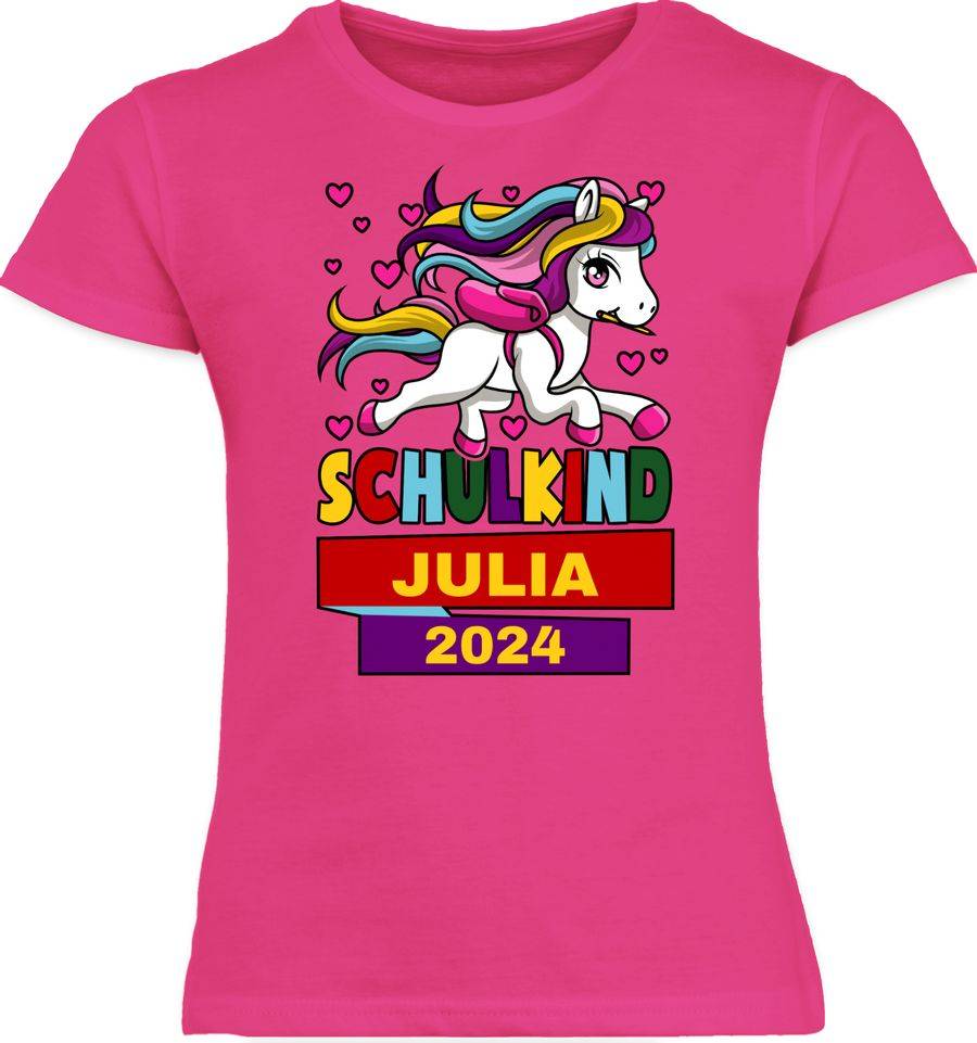 Shirtracer Schulkind 2024 mit Einhorn Shirts & Mehr Shirtracer