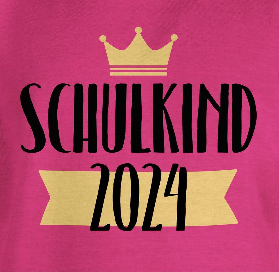 Shirtracer Schulkind 2024 Mit Krone Shirts & Mehr Shirtracer