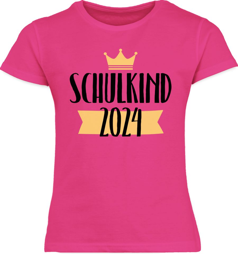 Shirtracer Schulkind 2024 mit Krone Shirts & Mehr Shirtracer