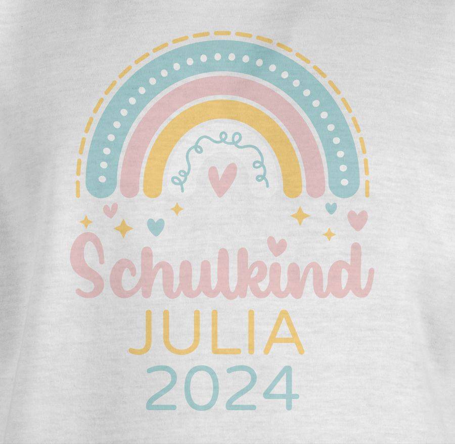 Shirtracer Schulkind 2024 Regenbogen Shirts & Mehr Shirtracer
