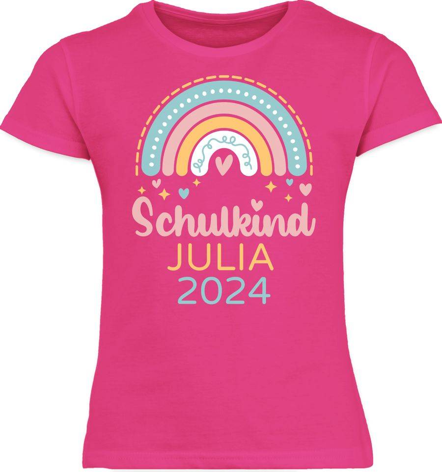 Shirtracer Schulkind 2024 Regenbogen Shirts & Mehr Shirtracer