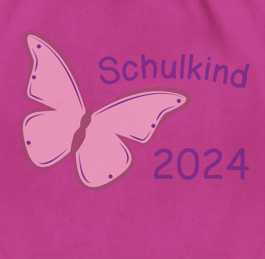 Shirtracer Schulkind 2024 Schmetterling Shirts & Mehr Shirtracer