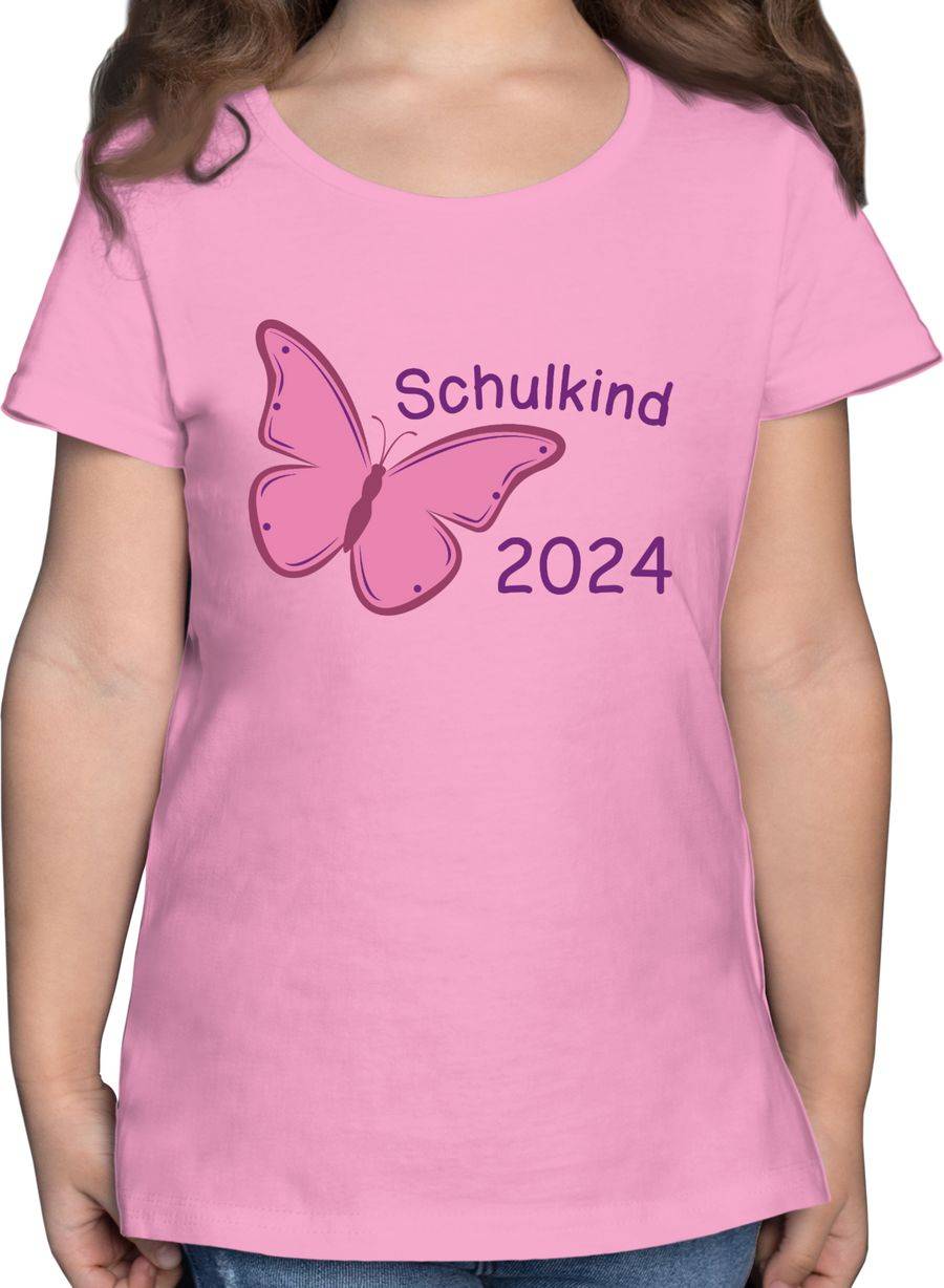 Shirtracer Schulkind 2024 Schmetterling Shirts & Mehr Shirtracer
