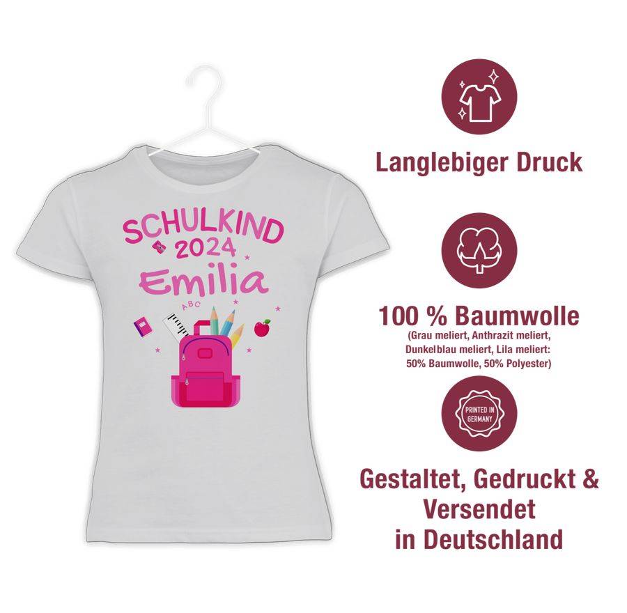 Shirtracer Schulkind 2024: T-Shirt Gym Bag Shirtracer