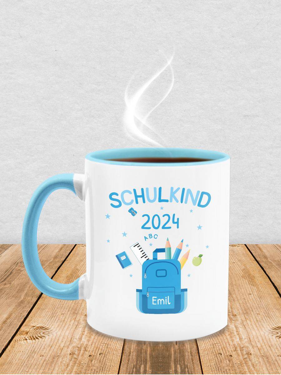 Shirtracer Schulkind 2024: T-Shirt Rucksack Shirtracer