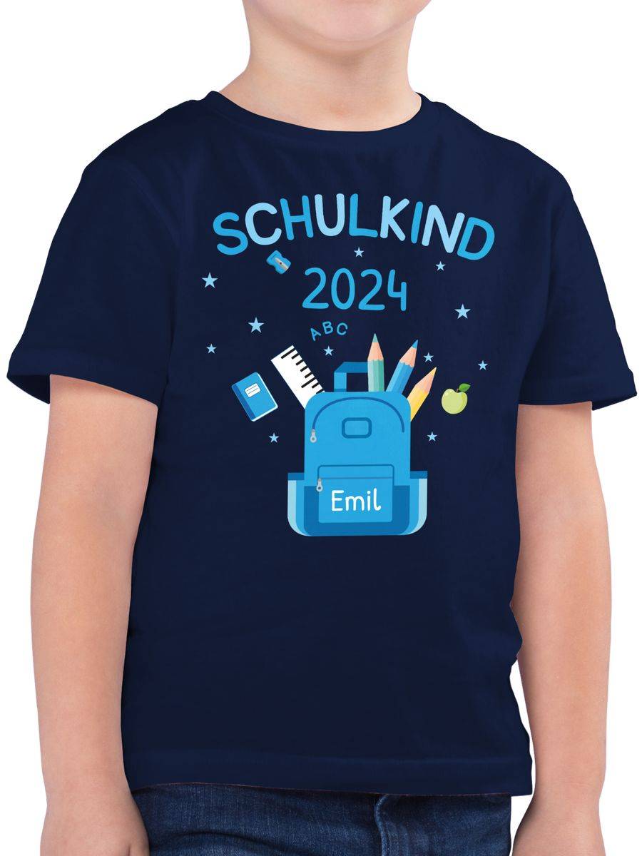 Shirtracer Schulkind 2024: T-Shirt Rucksack Shirtracer