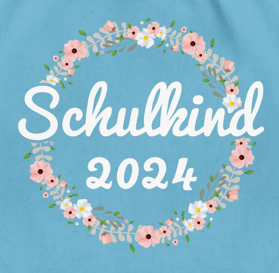 Shirtracer Schulkind 2024: Tshirt Turnbeutel Shirtracer