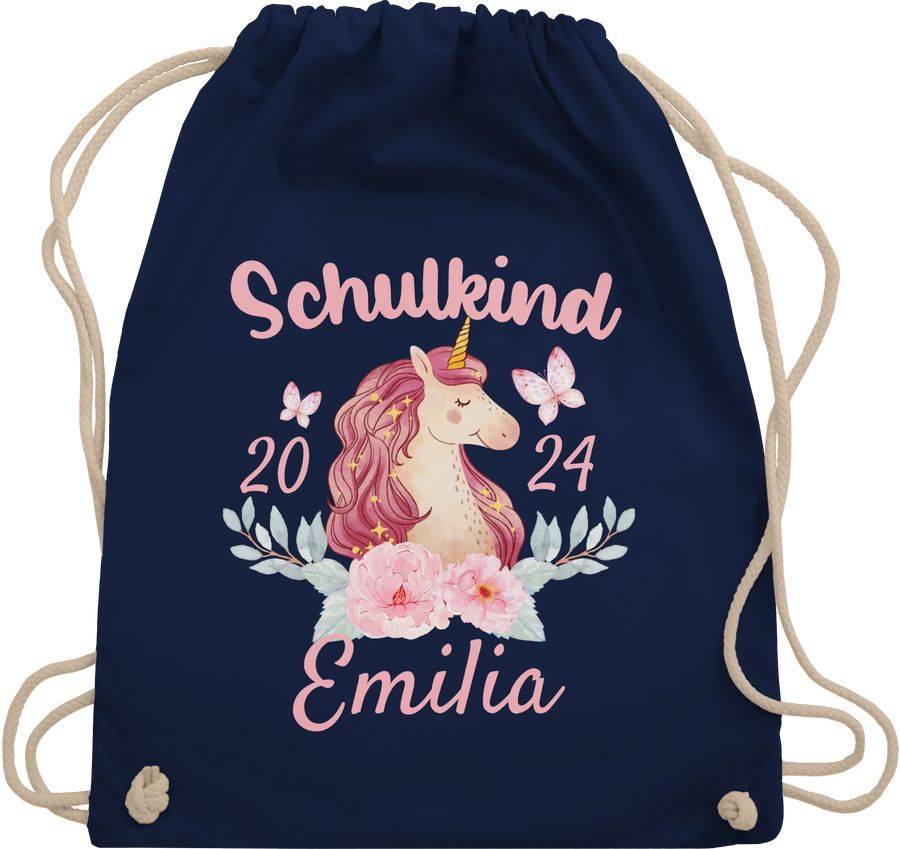 Shirtracer Schulkind Einhorn 2024 Shirts & Mehr Shirtracer