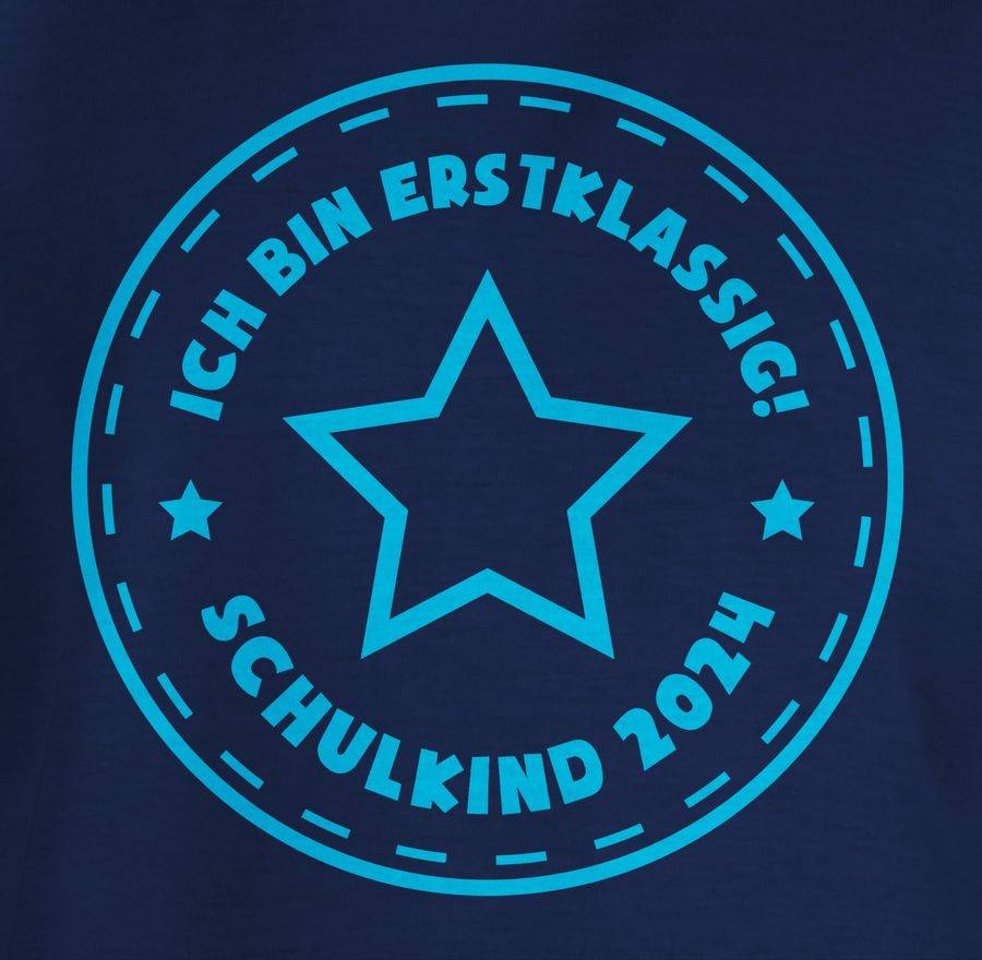 Shirtracer Schulkind Ich Bin Erstklassig Stern Hellblau 2024 Shirts & Mehr Shirtracer