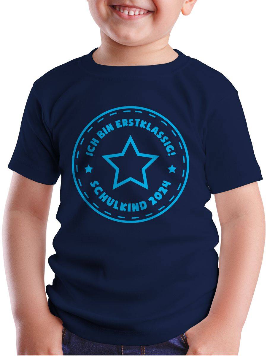 Shirtracer Schulkind Ich Bin Erstklassig Stern Hellblau 2024 Shirts & Mehr Shirtracer