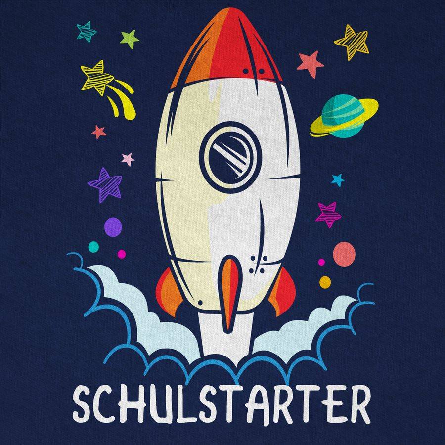 Shirtracer Schulstarter Rakete - Bunt Shirts & Mehr Shirtracer