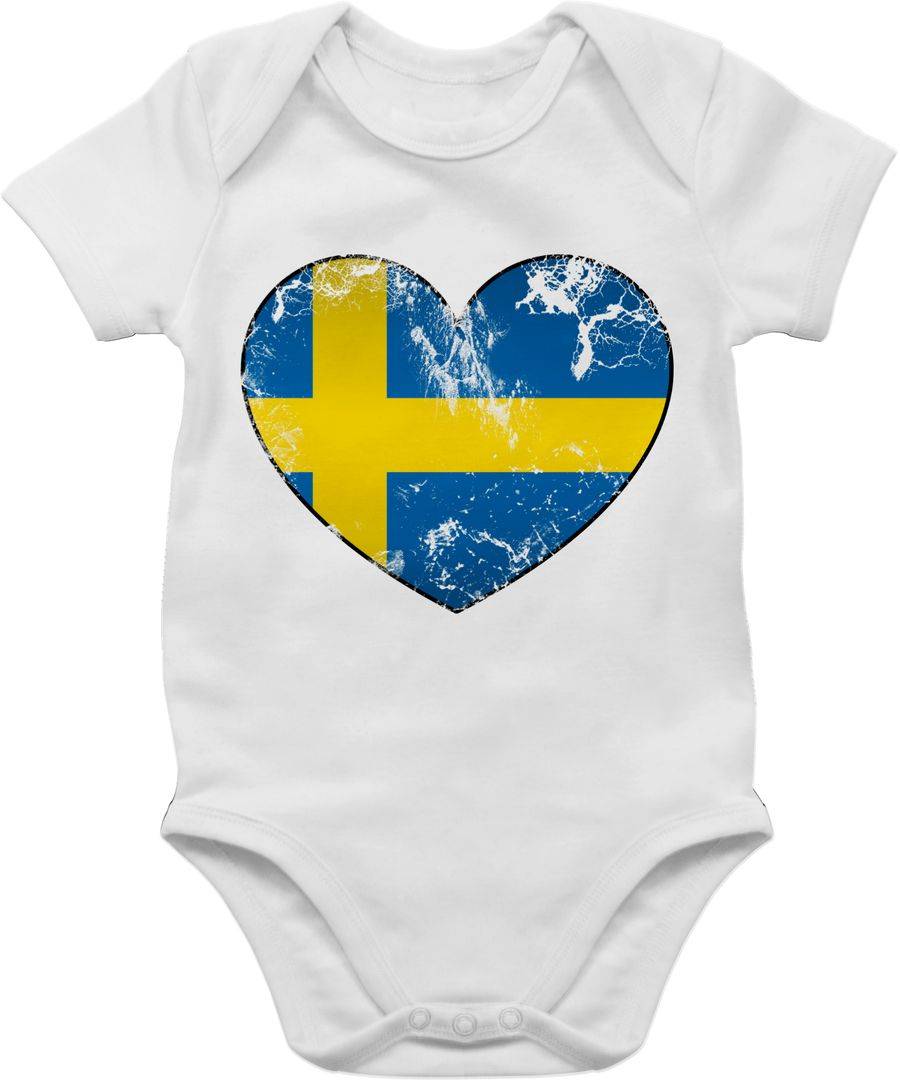 Shirtracer Schweden Vintage Herz: T-Shirt Rucksack Shirtracer