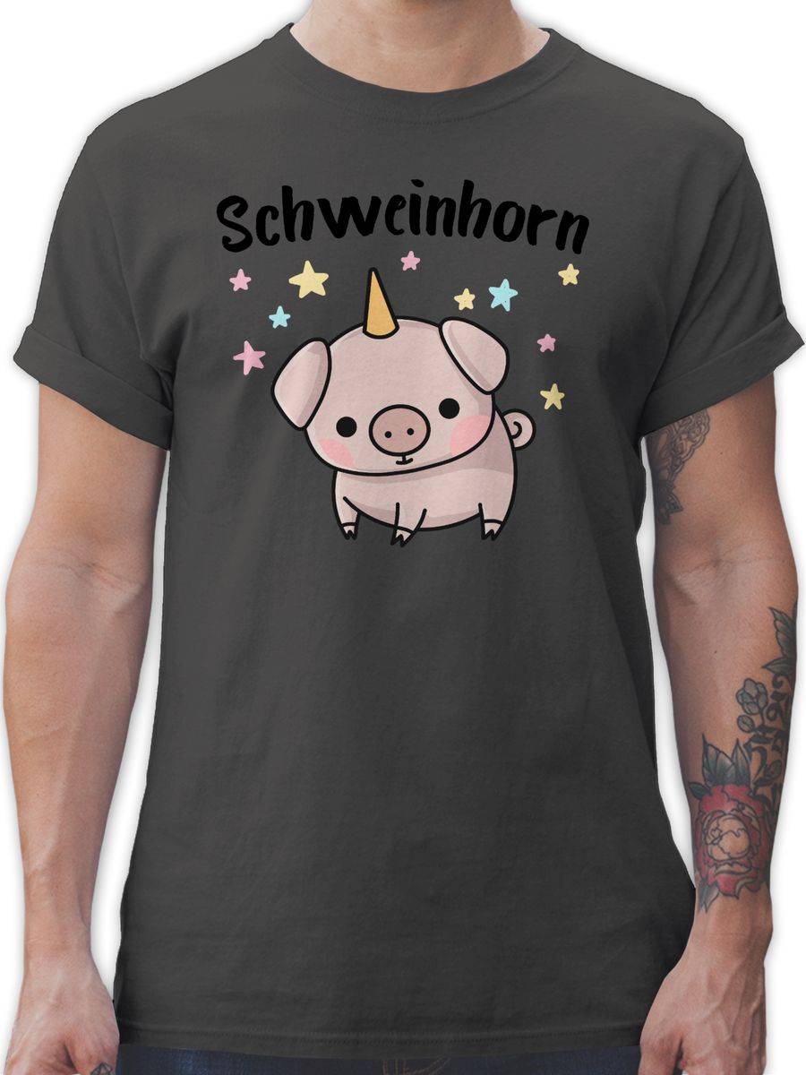 Shirtracer Schweinhorn: T-Shirt Turnbeutel Shirtracer