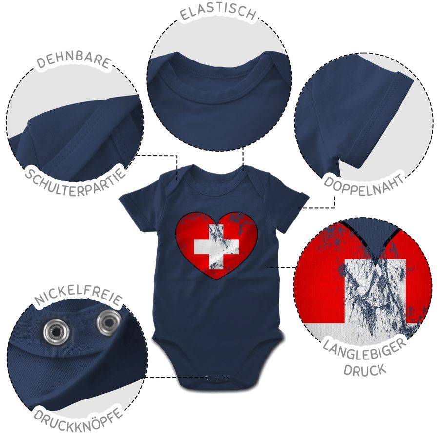 Shirtracer Schweiz Vintage Herz Shirts & Mehr Shirtracer