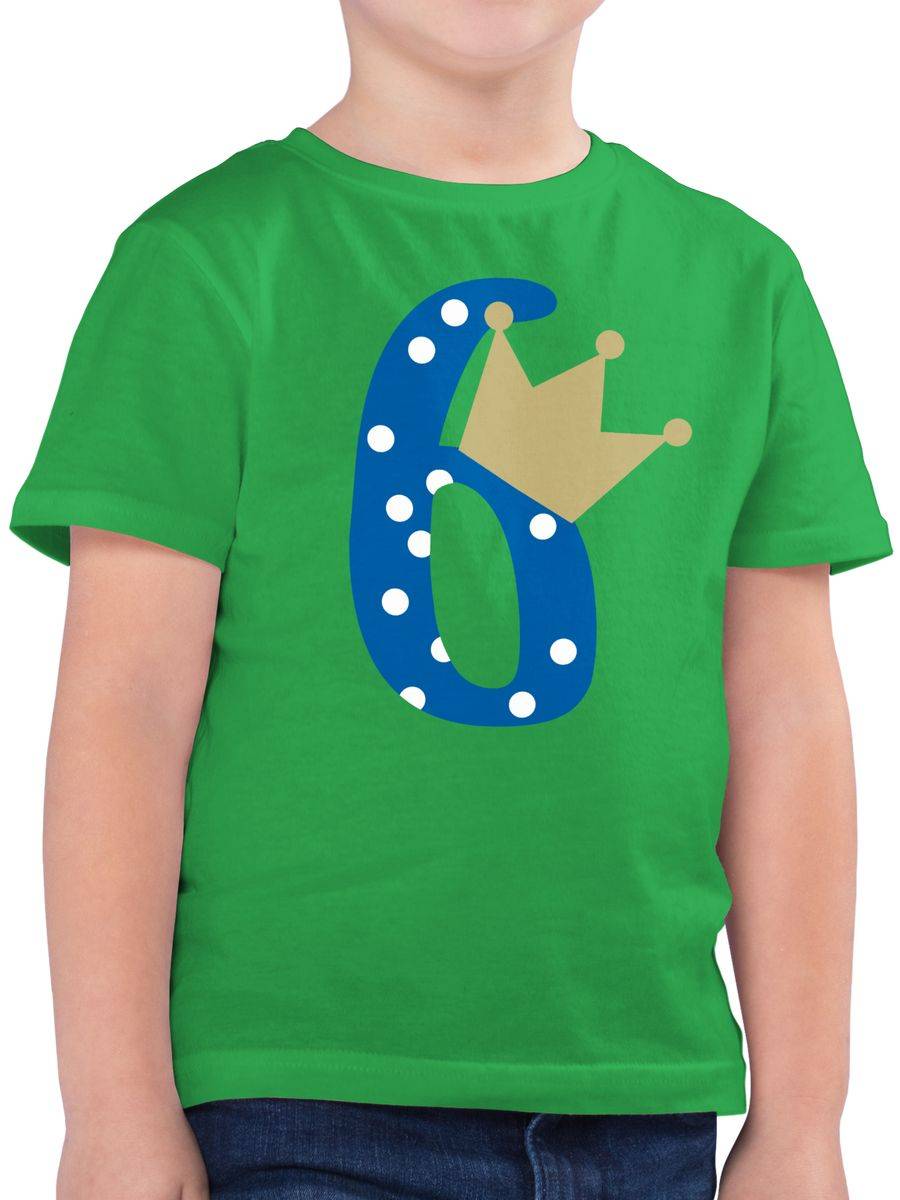 Shirtracer Sechs Krone Junge Sechster Shirts & Mehr Shirtracer