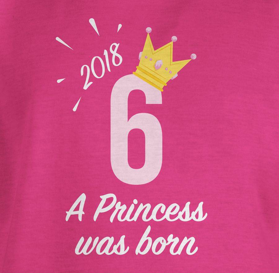Shirtracer Sechster Mädchen Princess 2018: T-Shirt Gym Bag Shirtracer