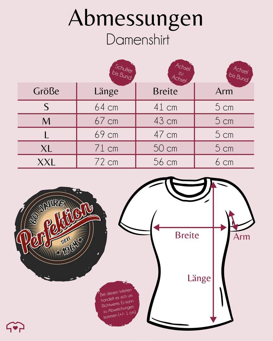 Shirtracer Sechzig Jahre Perfektion Seit 1964 Shirts & Mehr Shirtracer