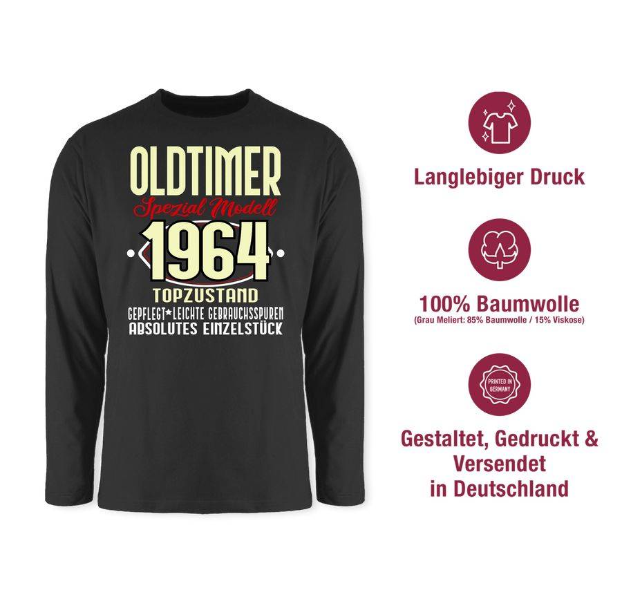 Shirtracer Sechzigster I Oldtimer Spezial Modell 1964 Shirts & Mehr Shirtracer