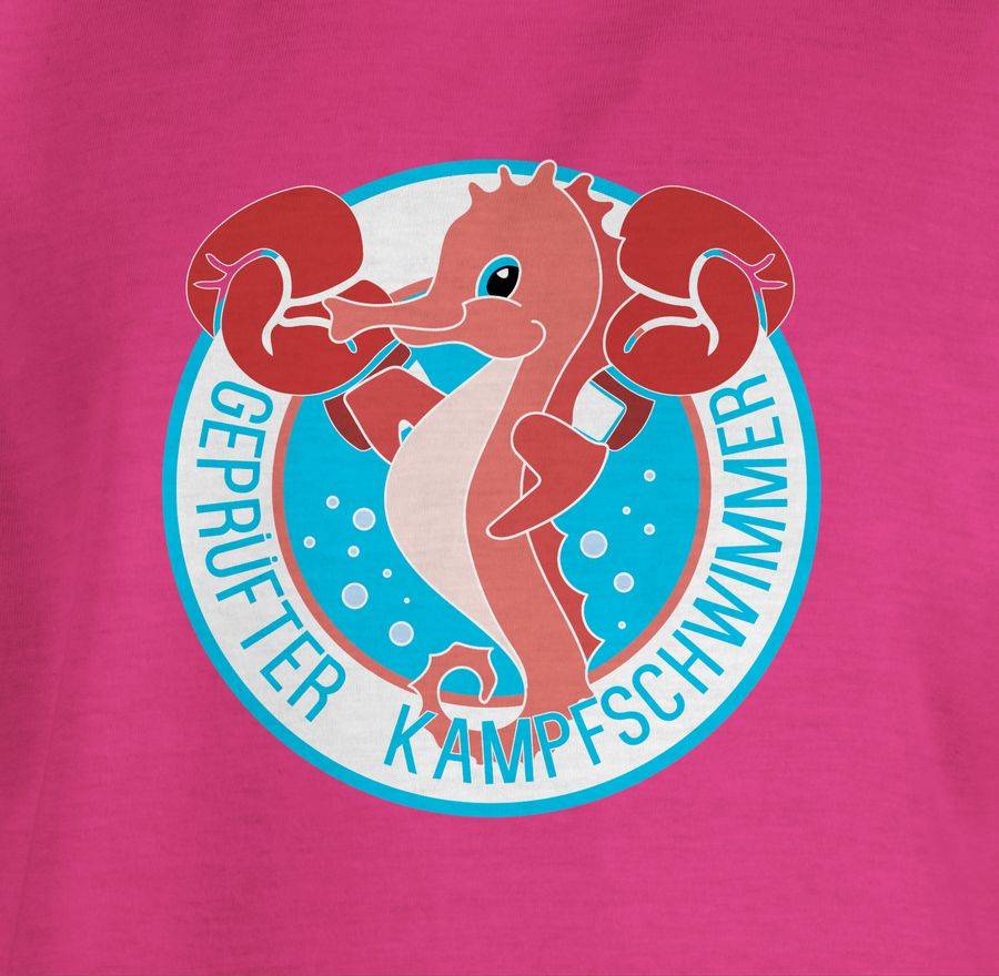 Shirtracer Seepferdchen: T-Shirt Turnbeutel Shirtracer