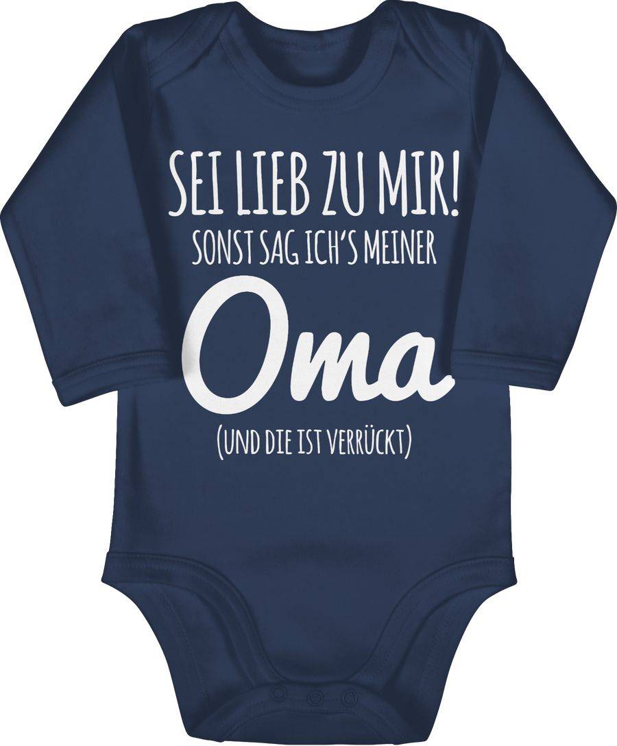 Shirtracer Sei lieb zu mir sonst sag ichs Oma: T-Shirt Gym Bag Shirtracer