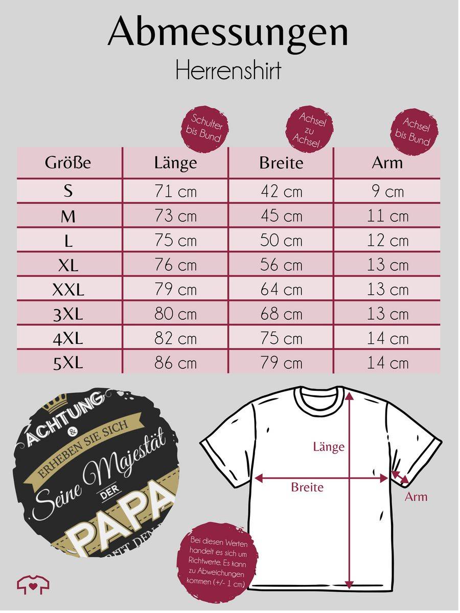 Shirtracer Seine Majestät Der Papa Shirts & Mehr Shirtracer