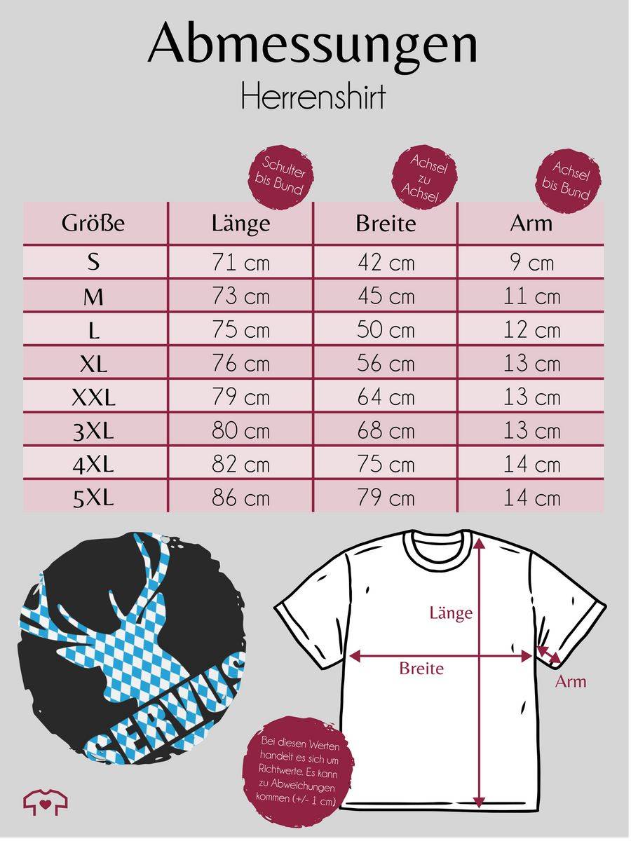 Shirtracer Servus - Hirsch Mit Bayrischem Muster Shirts & Mehr Shirtracer