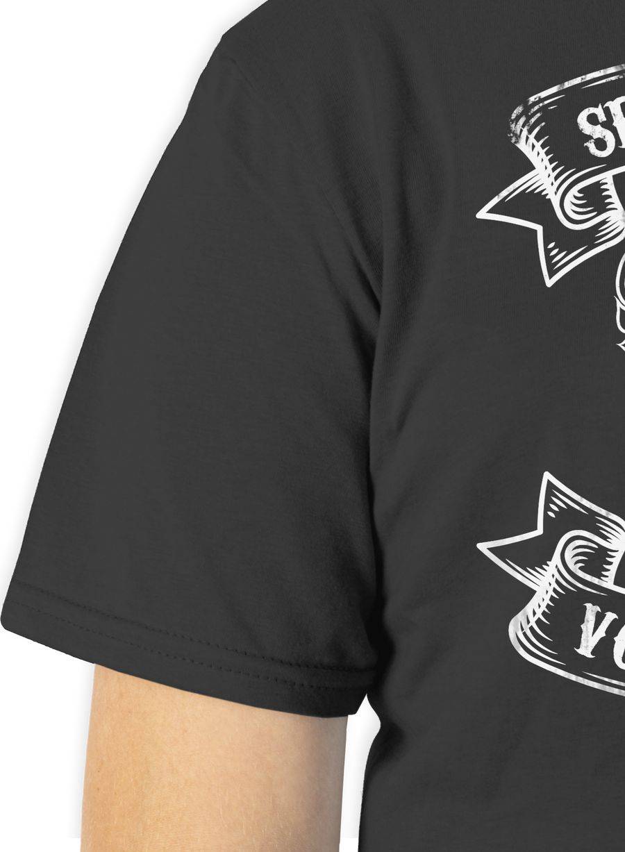 Shirtracer Sex Drugs Volksmusik Totenkopf: T-Shirt Turnbeutel Shirtracer