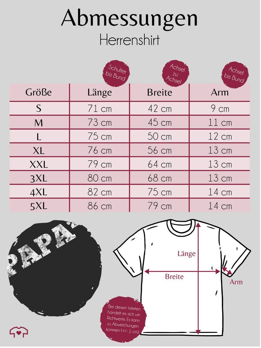Shirtracer 2-Fach Papa: T-Shirt Gym Bag Shirtracer