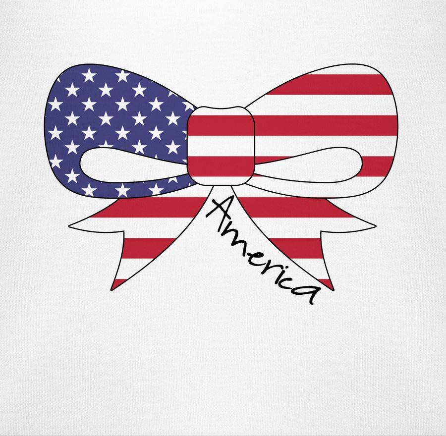 Shirtracer America Schleife Shirtracer