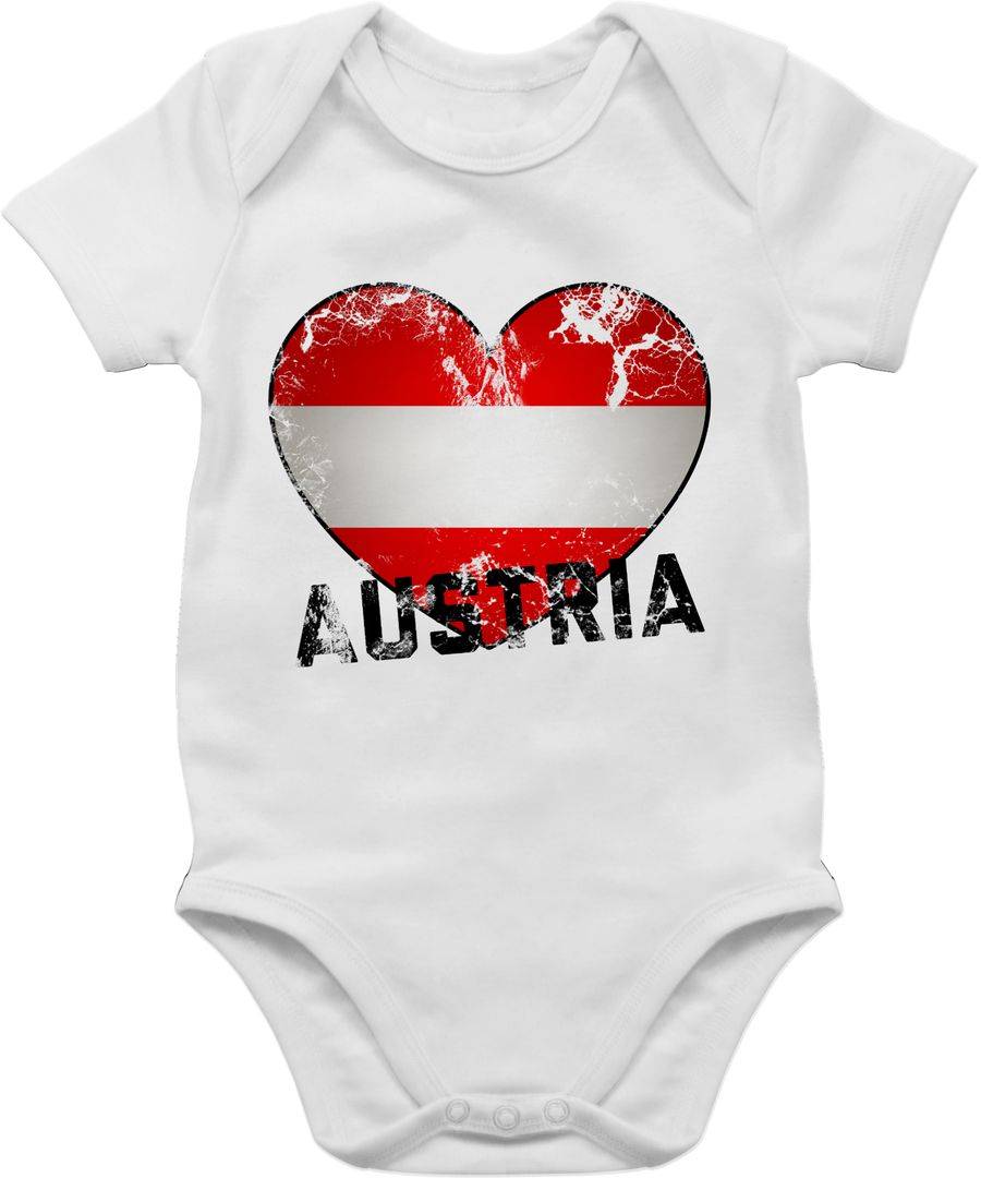 Shirtracer Austria Herz Vintage Shirtracer