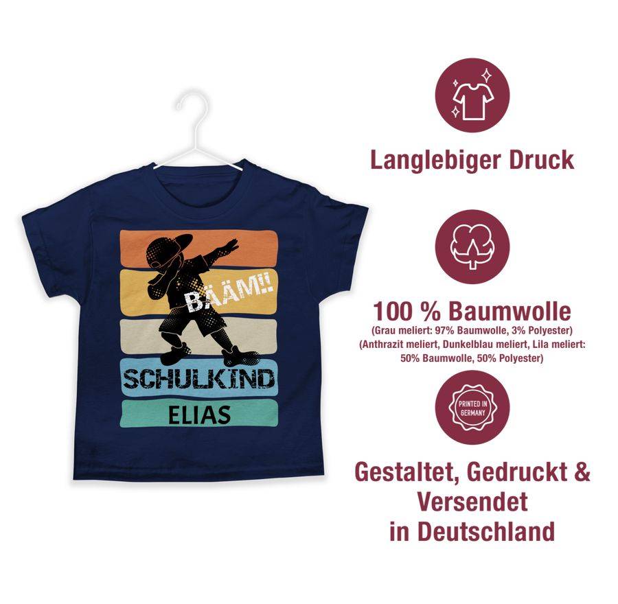 Shirtracer BÄÄM Schulkind Shirts & Mehr Shirtracer