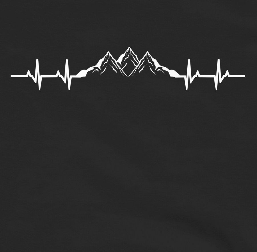 Shirtracer Berge Herzschlag Shirts & Mehr Shirtracer