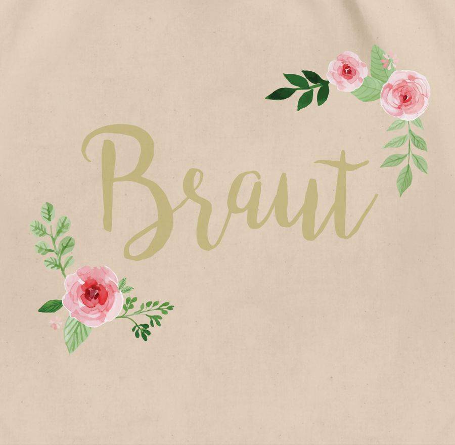 Shirtracer Braut Blumen: Tshirt Rucksack Shirtracer