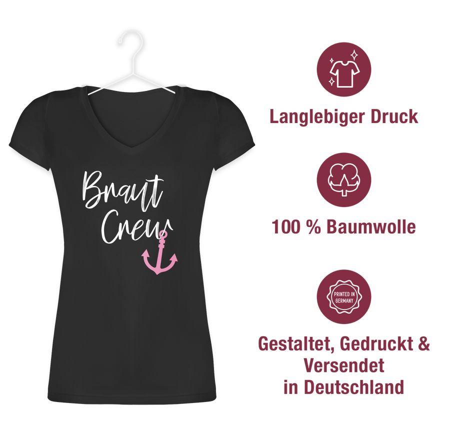 Shirtracer Braut Crew: Tshirt Rucksack Shirtracer