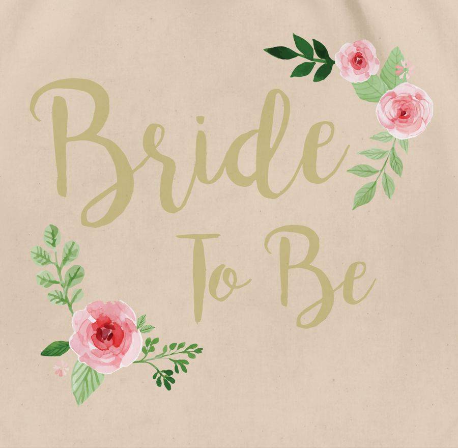 Shirtracer Bride To Be: T-Shirt Gym Bag Shirtracer