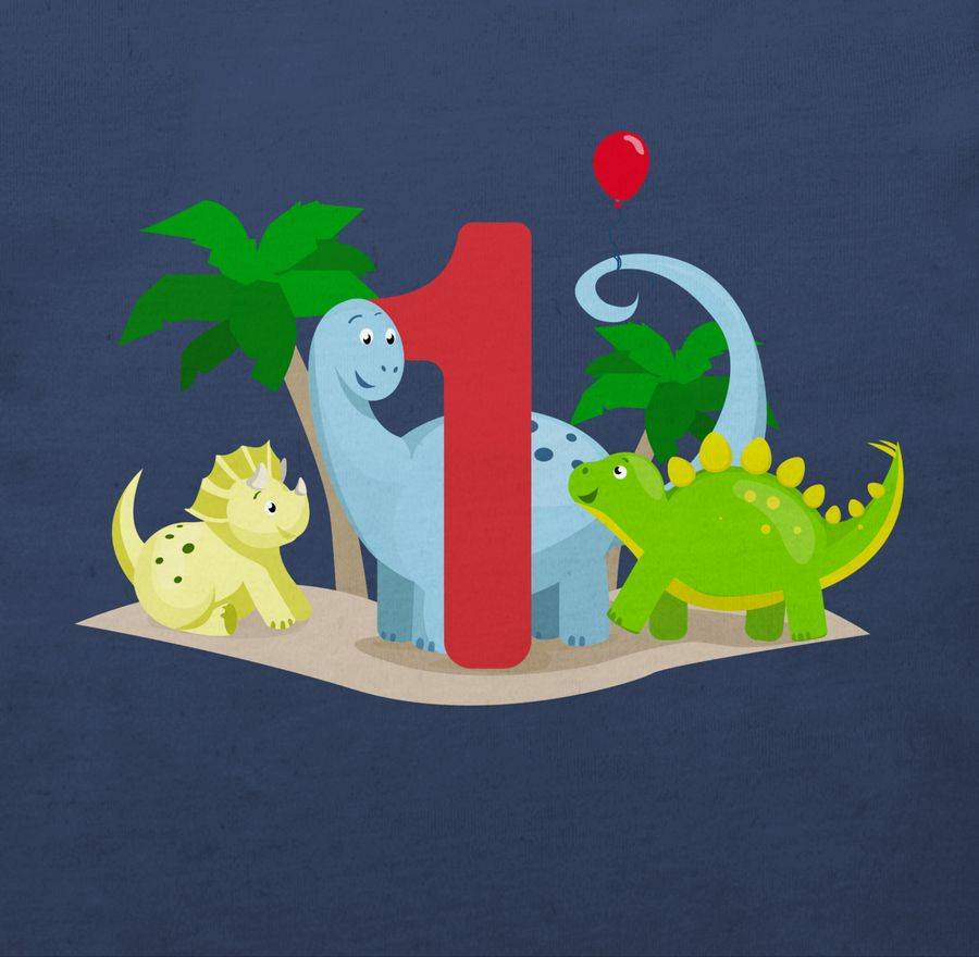 Shirtracer Dino Eins: Tshirt Turnbeutel Shirtracer
