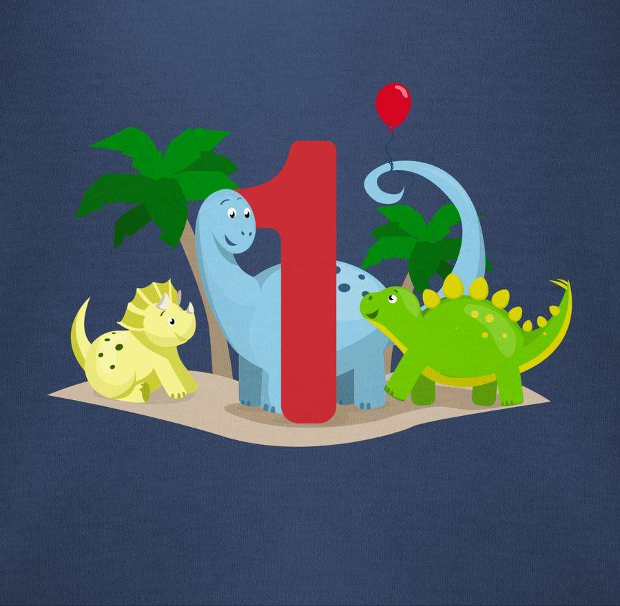 Shirtracer Dino Eins: Tshirt Turnbeutel Shirtracer