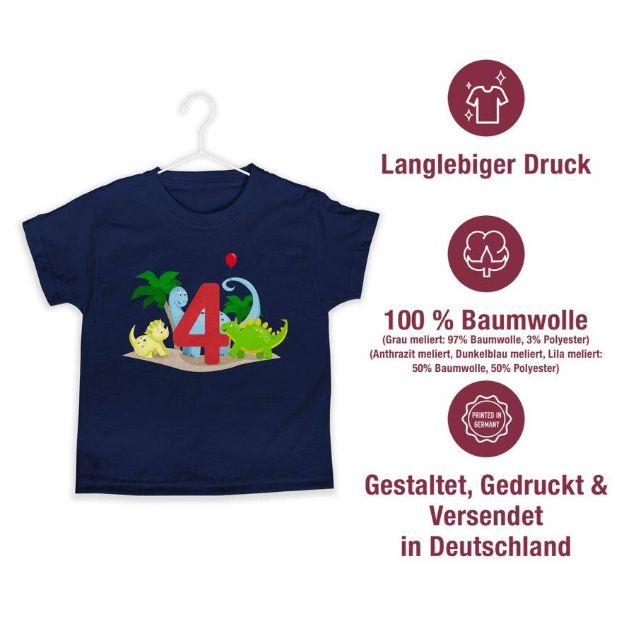 Shirtracer Dino Vier: Tshirt Gym Bag Shirtracer